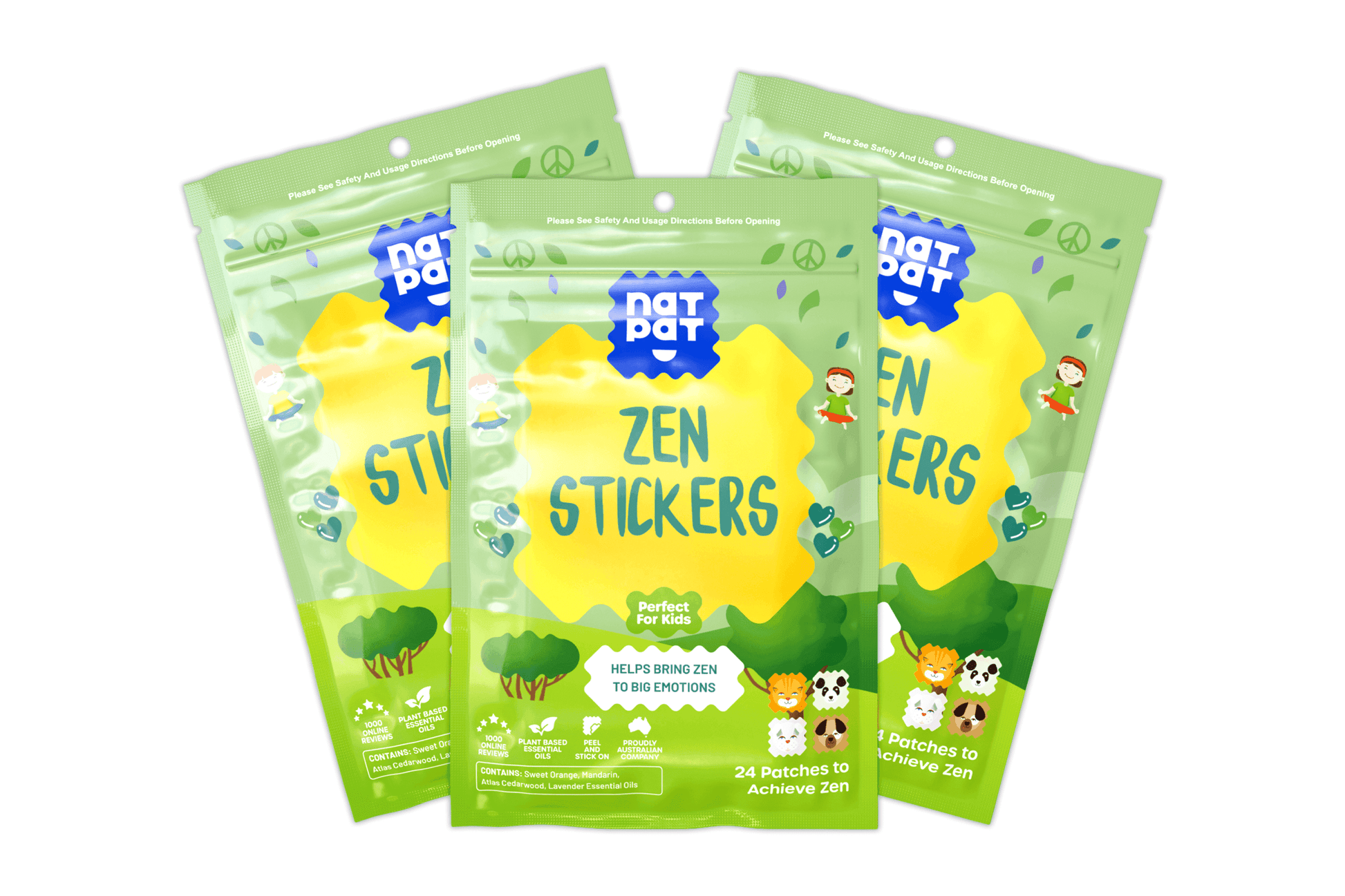 ZenPatch - Mood Calming Patches - Skoutley Outdoors LLC