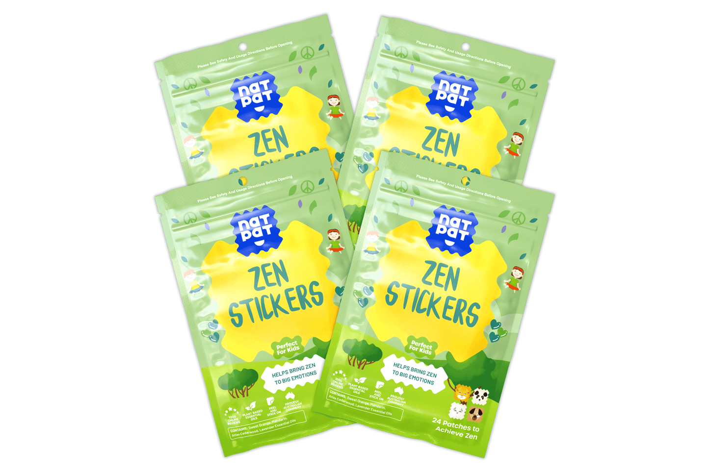 ZenPatch - Mood Calming Patches - Skoutley Outdoors LLC