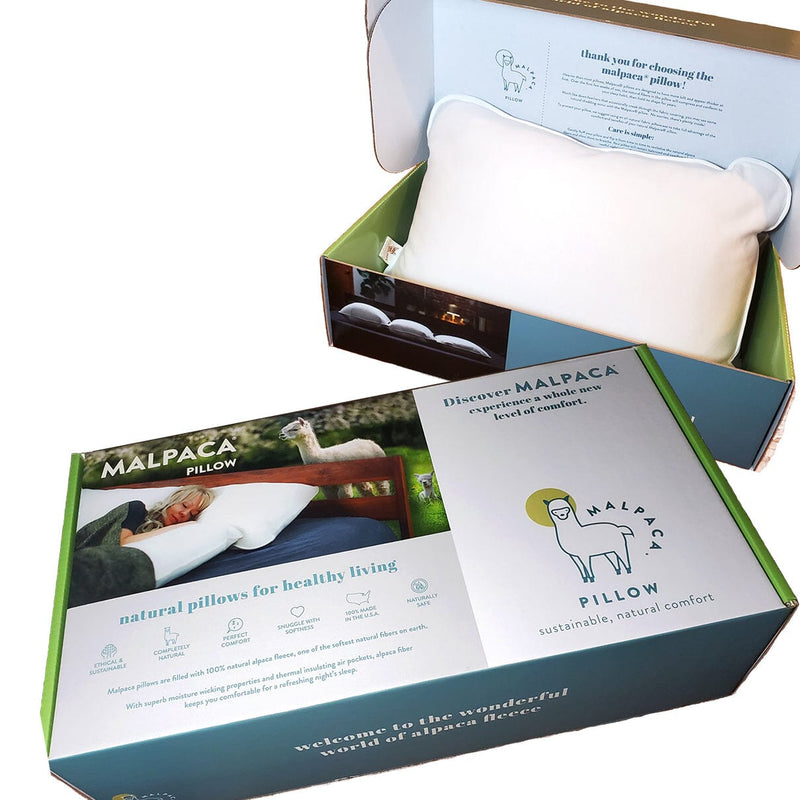 Load image into Gallery viewer, Natural Alpaca Bed Pillow
