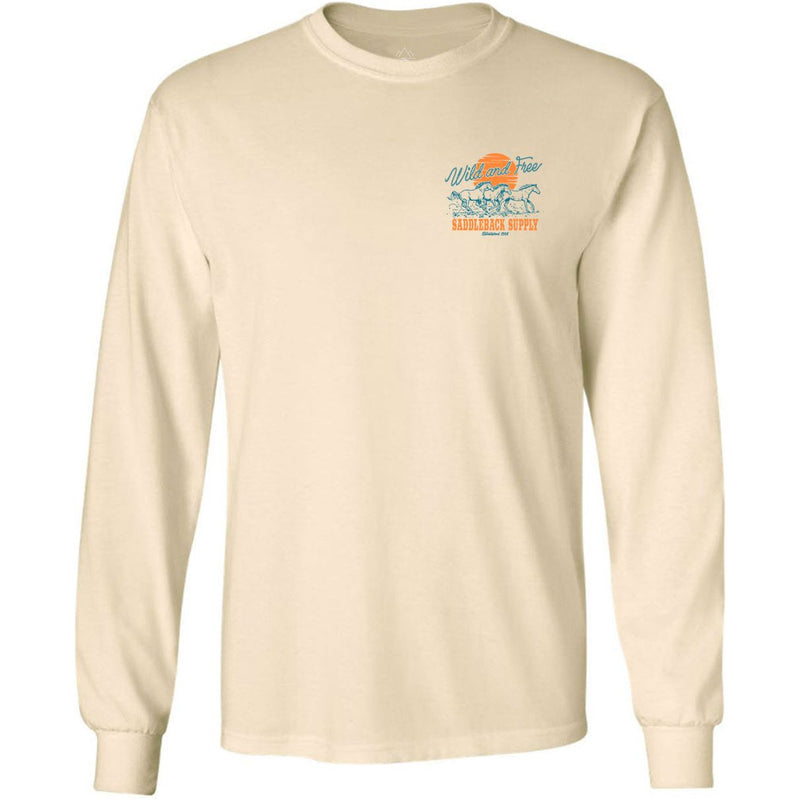 Load image into Gallery viewer, Wild and Free Long Sleeve Tee
