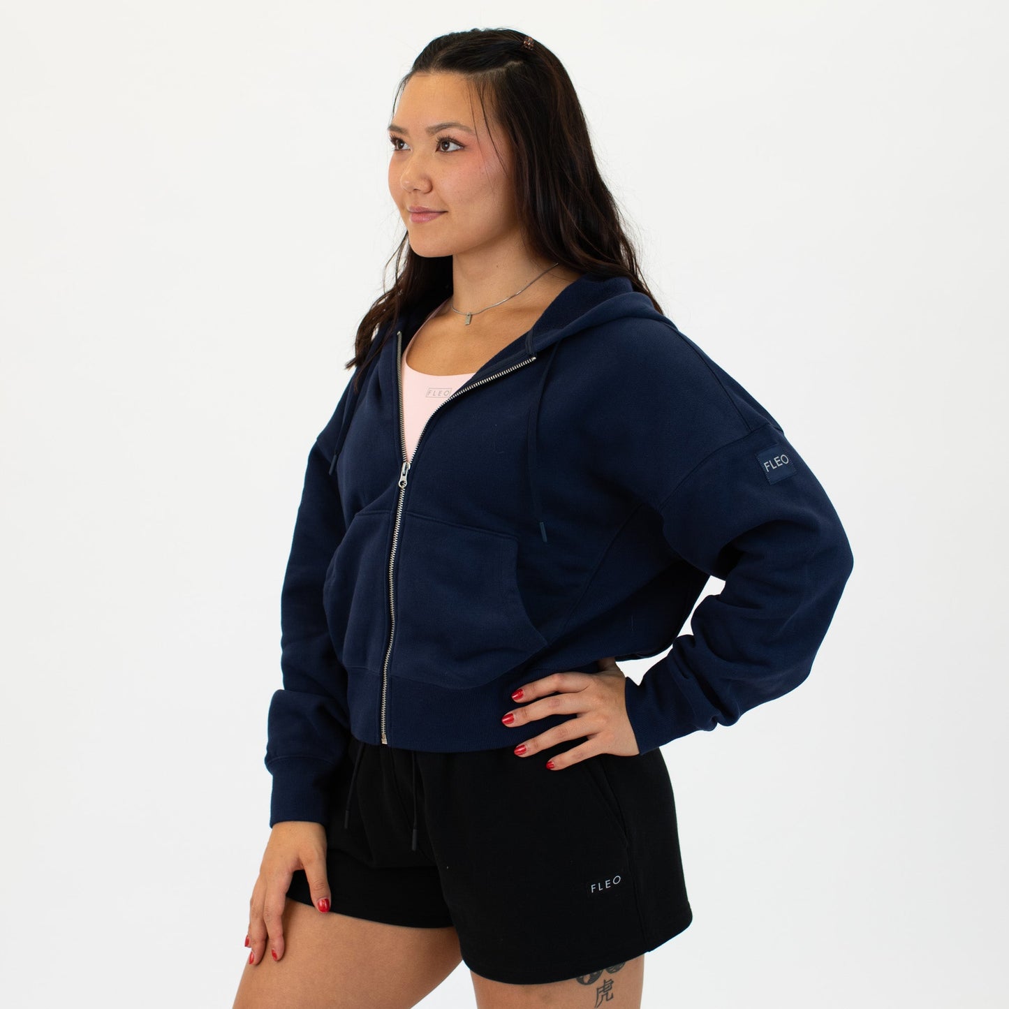 Essence Crop Zip Up Hoodie - Skoutley Outdoors LLC