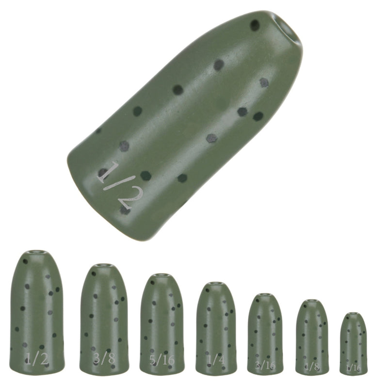 Load image into Gallery viewer, Reaction Tackle Tungsten Worm Weights / Bullet Shaped Sinkers
