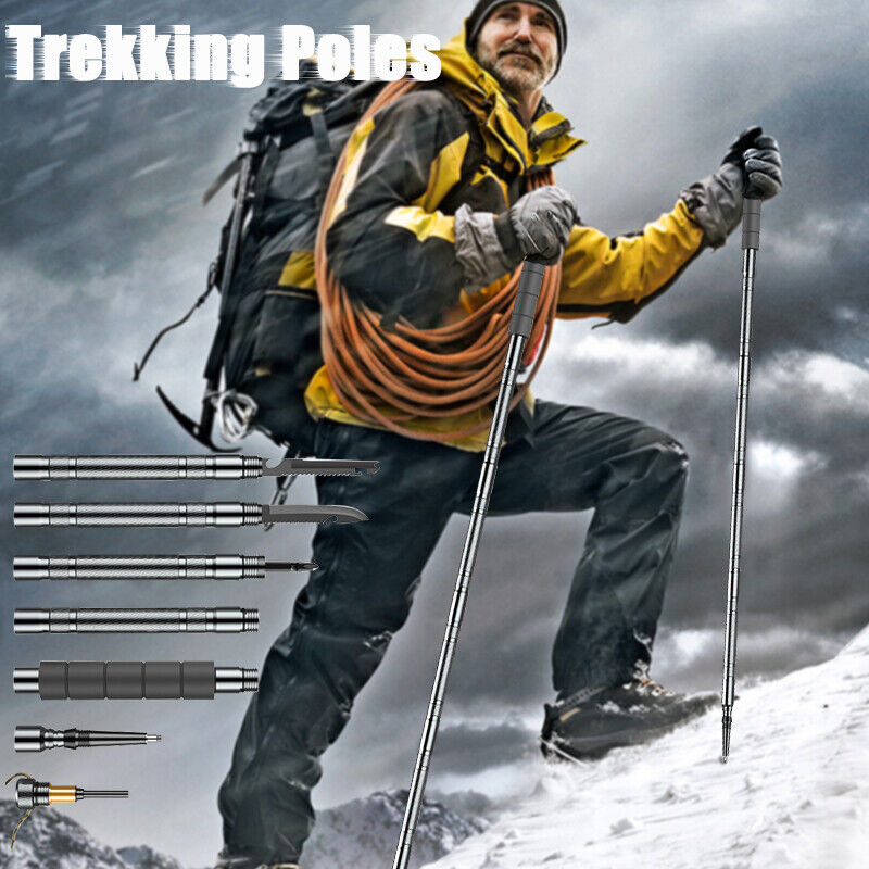 Load image into Gallery viewer, Ultra X Tactical Survival System - (10 in 1) Walking Stick
