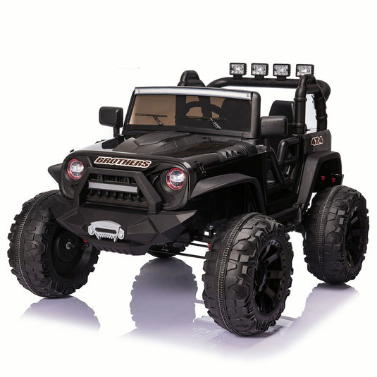 24V Electric Ride On Jeep Toy Car with USB, Bluetooth, and Remote Control for Kids