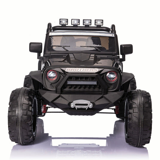 24V Electric Ride On Jeep Toy Car with USB, Bluetooth, and Remote Control for Kids