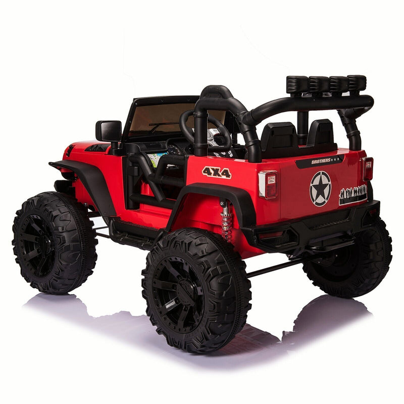 Load image into Gallery viewer, 24V Electric Ride On Jeep Toy Car with USB, Bluetooth, and Remote Control for Kids
