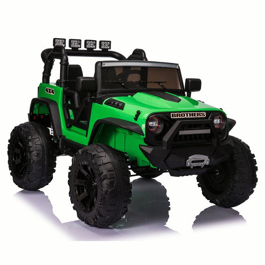 24V Electric Ride On Jeep Toy Car with USB, Bluetooth, and Remote Control for Kids