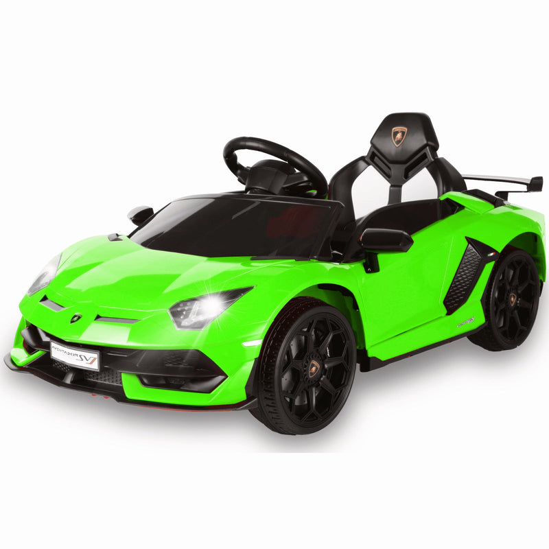 Load image into Gallery viewer, 12V Lamborghini Electric Ride On Car for Kids with Remote Control and MP3 Player - Suitable for Boys and Girls
