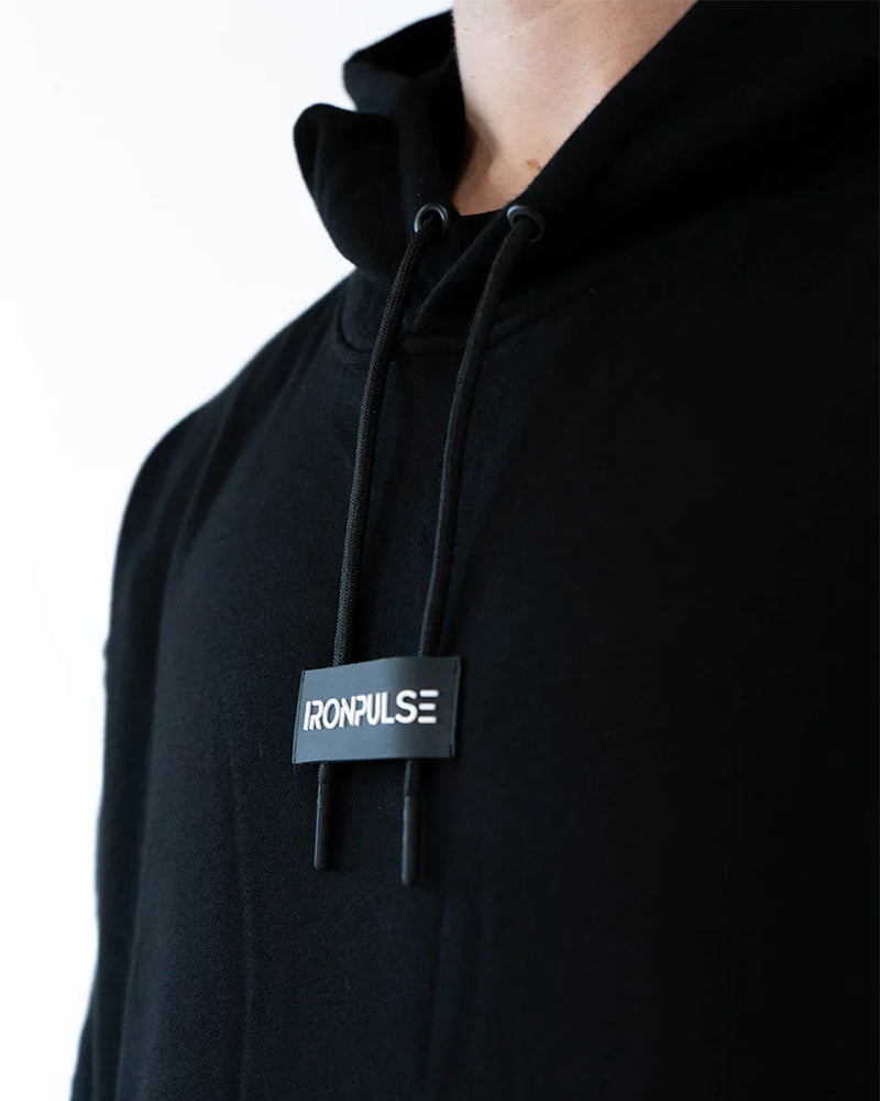 Load image into Gallery viewer, Iron Pulse Black Hoodie *Final Sale*
