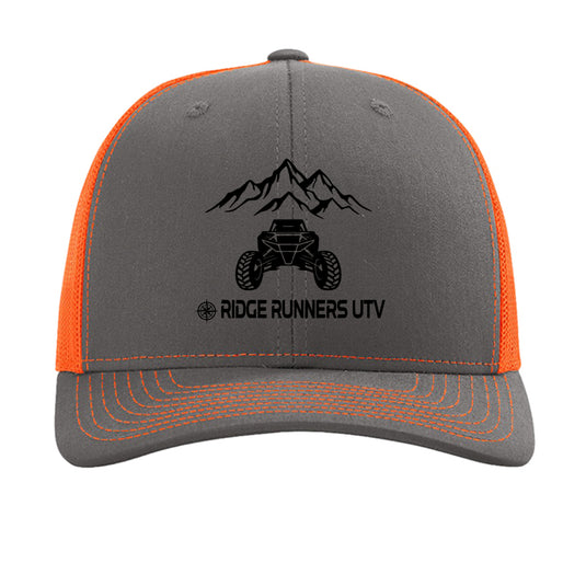 Charcoal/ Neon Orange - FRONT
