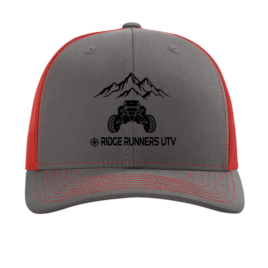 Charcoal/ Red - FRONT