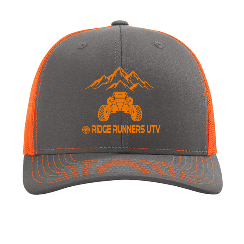 Load image into Gallery viewer, Charcoal/ Neon Orange - FRONT
