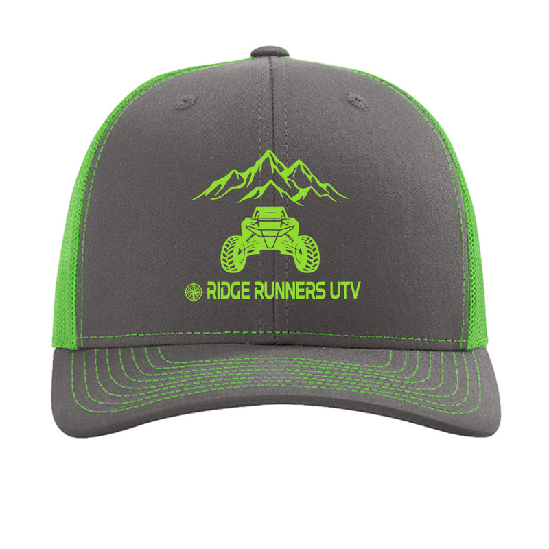 Load image into Gallery viewer, Charcoal/ Neon Green - FRONT
