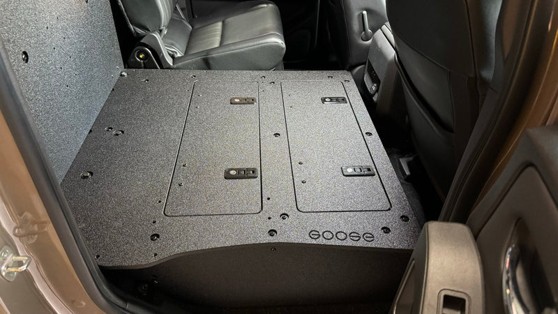 Load image into Gallery viewer, Nissan - Frontier - Crew Cab - 2021-Present - 3rd Gen - Explore Series - Second Row Seat Delete Plate System
