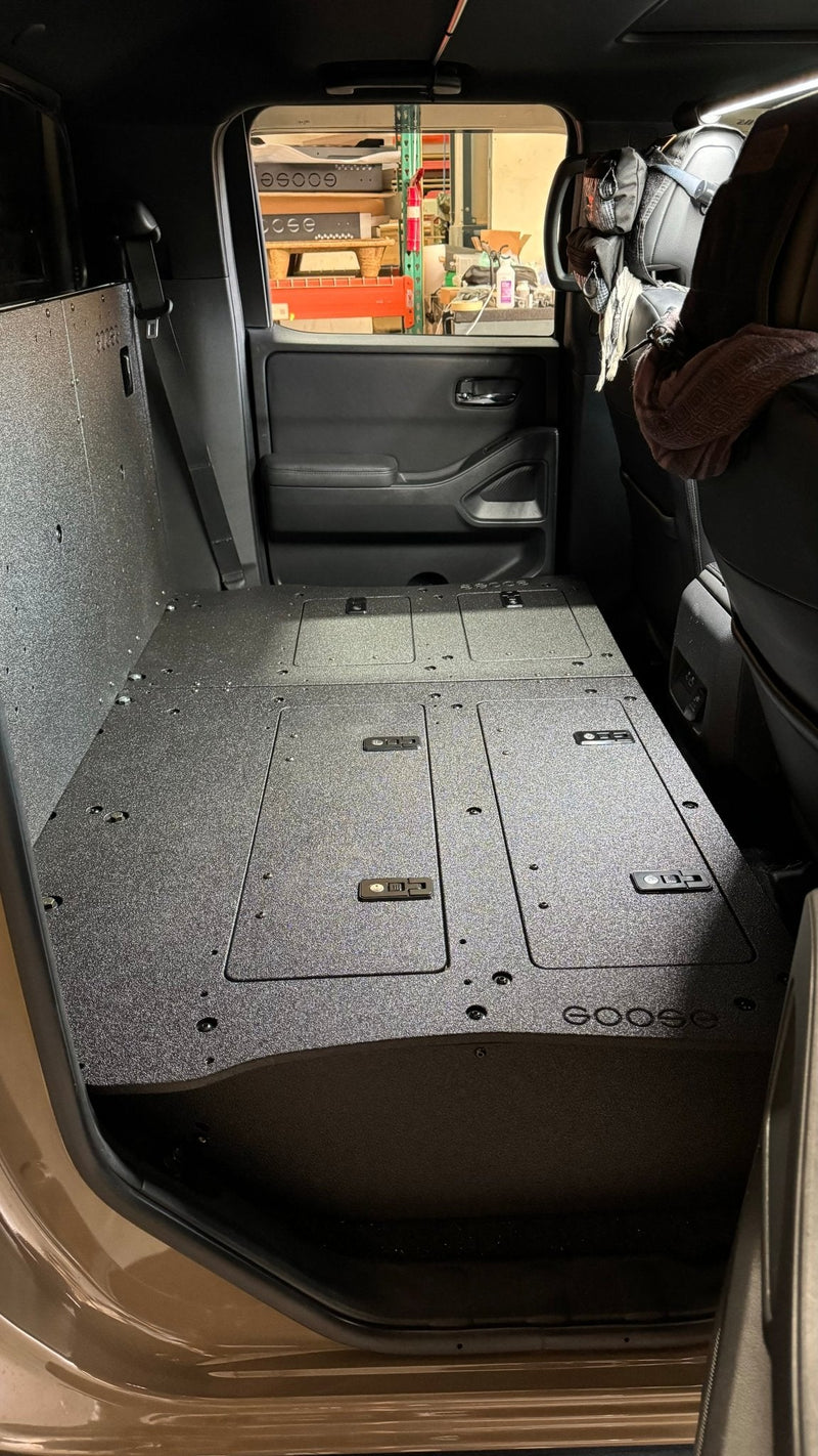 Load image into Gallery viewer, Nissan - Frontier - Crew Cab - 2021-Present - 3rd Gen - Explore Series - Second Row Seat Delete Plate System
