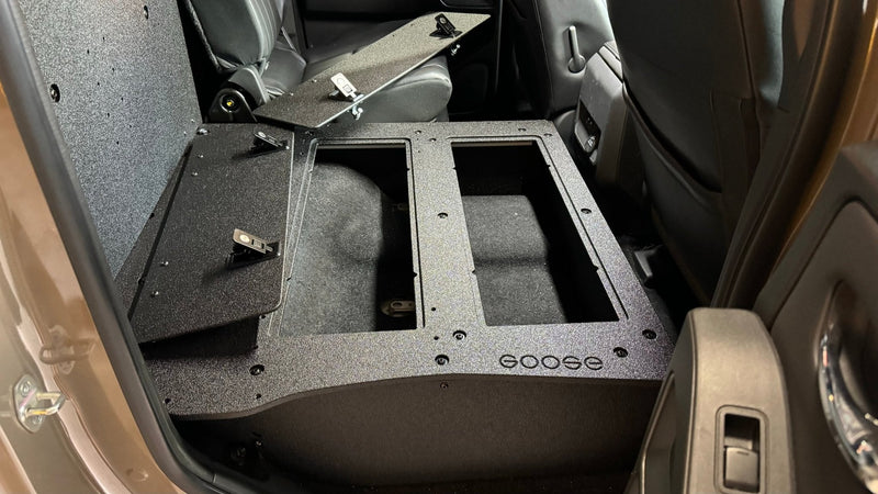 Load image into Gallery viewer, Nissan - Frontier - Crew Cab - 2021-Present - 3rd Gen - Explore Series - Second Row Seat Delete Plate System
