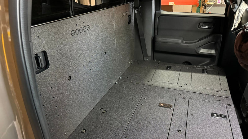 Load image into Gallery viewer, Nissan - Frontier - Crew Cab - 2021-Present - 3rd Gen - Explore Series - Second Row Seat Delete Plate System
