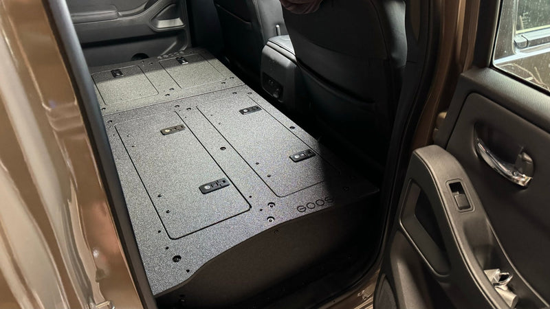 Load image into Gallery viewer, Nissan - Frontier - Crew Cab - 2021-Present - 3rd Gen - Explore Series - Second Row Seat Delete Plate System
