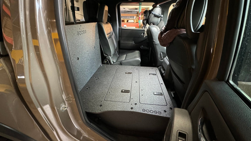 Load image into Gallery viewer, Nissan - Frontier - Crew Cab - 2021-Present - 3rd Gen - Explore Series - Second Row Seat Delete Plate System

