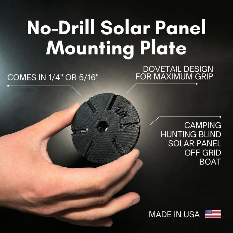 Load image into Gallery viewer, No Drill Solar Panel Mounting Plate
