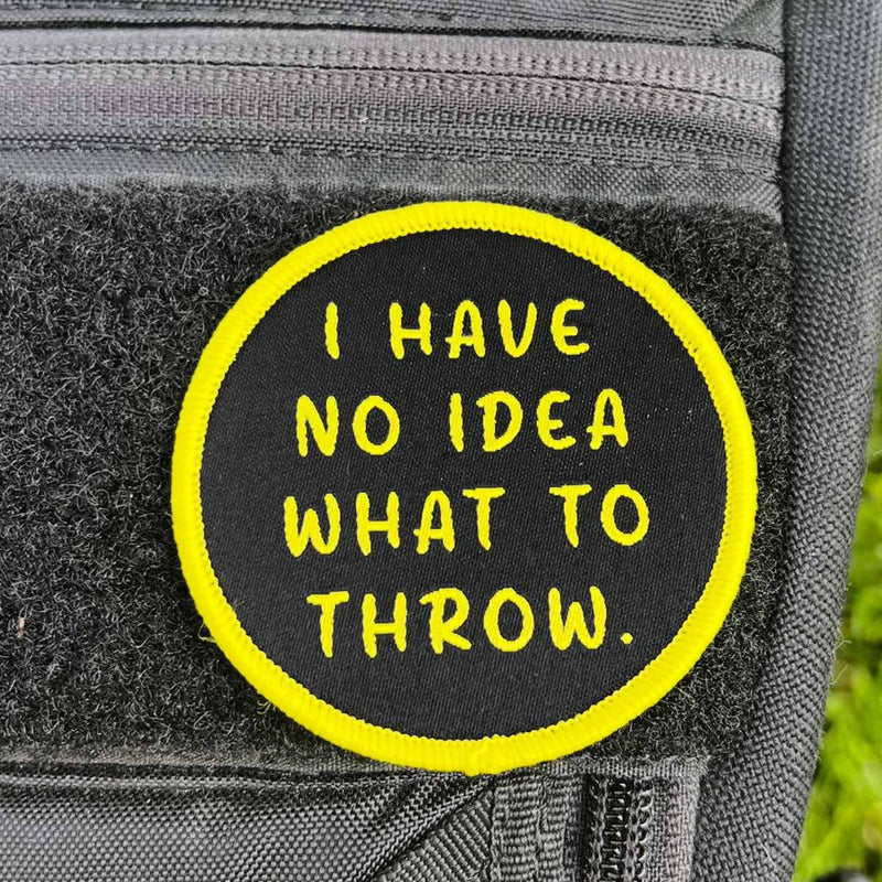 Load image into Gallery viewer, No Idea What To Throw - Disc Golf Patch - Hook And Loop

