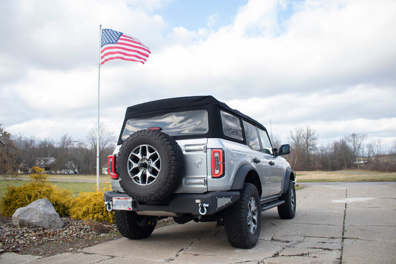 Load image into Gallery viewer, Fishbone Offroad Steelhead Rear Bumper for 2022 &amp; Up Ford Bronco FB22360
