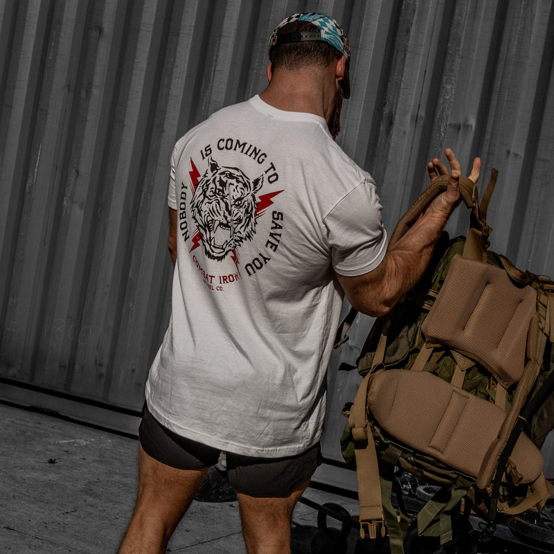 Load image into Gallery viewer, Nobody Is Coming To Save You Men's T-Shirt
