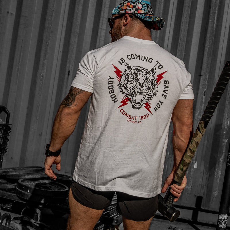 Load image into Gallery viewer, Nobody Is Coming To Save You Men's T-Shirt

