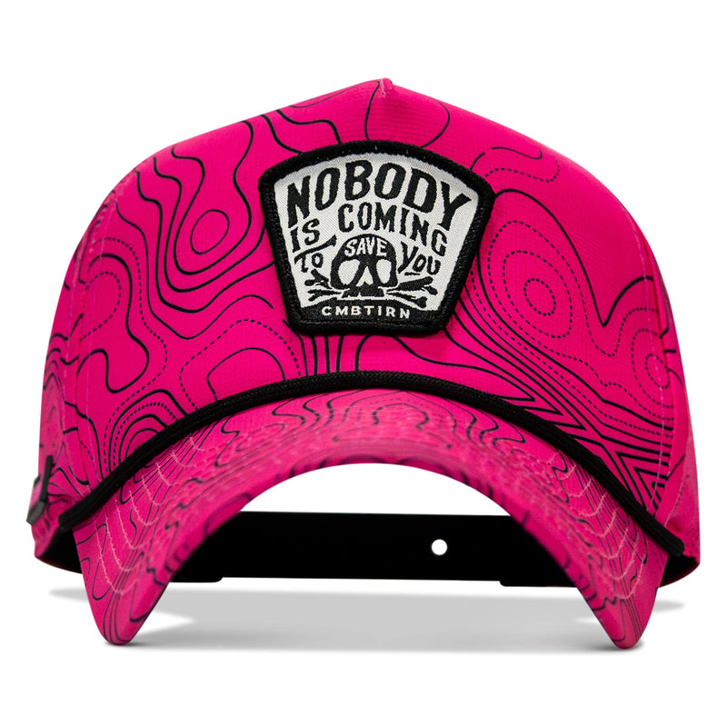 Load image into Gallery viewer, Nobody Is Coming To Save You Skull Patch Waterproof Weekender Snapback
