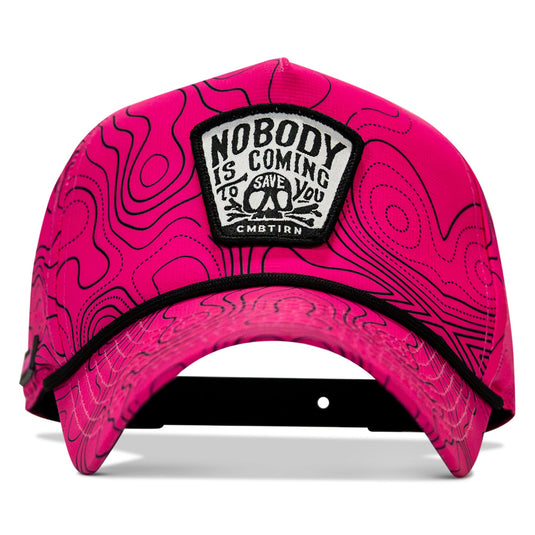 Nobody Is Coming To Save You Skull Patch Waterproof Weekender Snapback