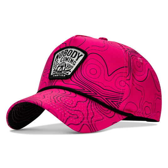Nobody Is Coming To Save You Skull Patch Waterproof Weekender Snapback