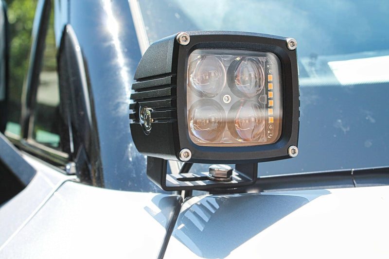 Load image into Gallery viewer, 2023+ Rivian Hood Mount/Ditch Lights
