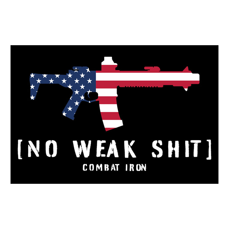 Load image into Gallery viewer, No Weak Shit USA Decal
