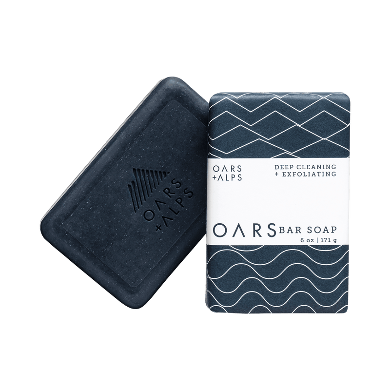 Load image into Gallery viewer, Blue Charcoal Oars Bar Soap
