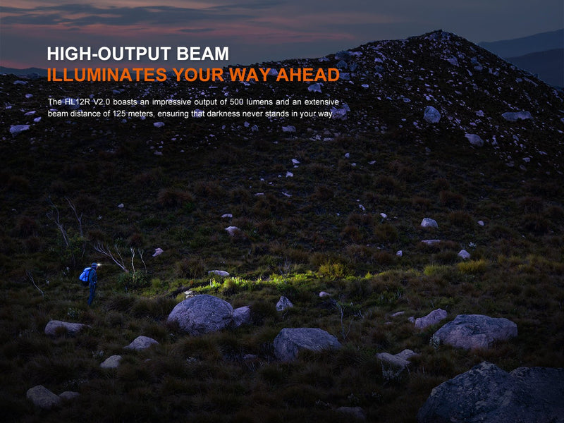 Load image into Gallery viewer, Fenix HL12R V2 Ultralight Outdoor Rechargeable Headlamp
