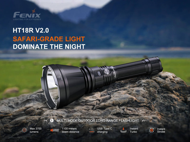 Load image into Gallery viewer, Fenix HT18R V2 Long-Range Hunting Flashlight
