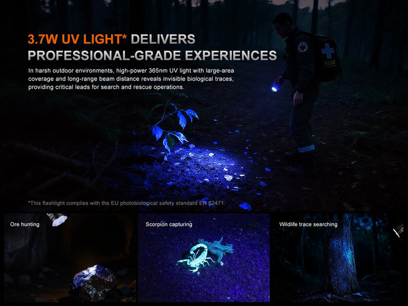 Load image into Gallery viewer, Fenix LR35R PRO Rechargeable Palm-Sized Searchlight
