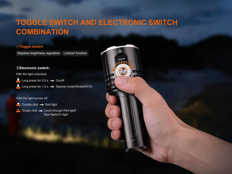 Load image into Gallery viewer, Fenix LR35R PRO Rechargeable Palm-Sized Searchlight
