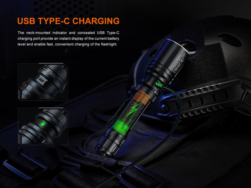 Load image into Gallery viewer, Fenix TK30R Tactical White Laser Rechargeable Flashlight
