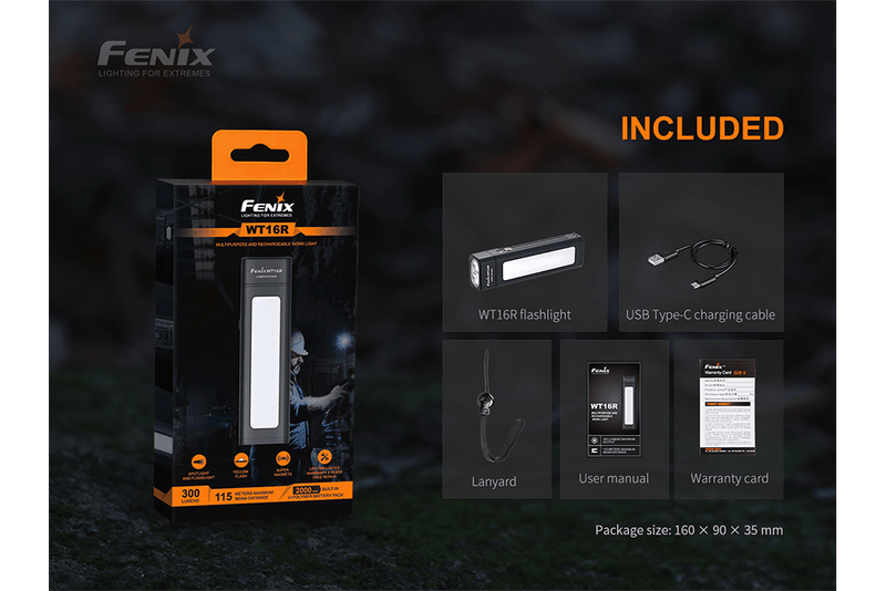 Load image into Gallery viewer, Fenix WT16R Rechargeable Work Light
