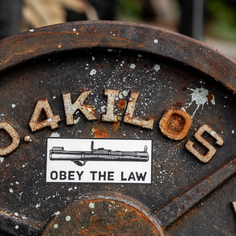 Load image into Gallery viewer, Obey The Law Rocket Launcher Decal
