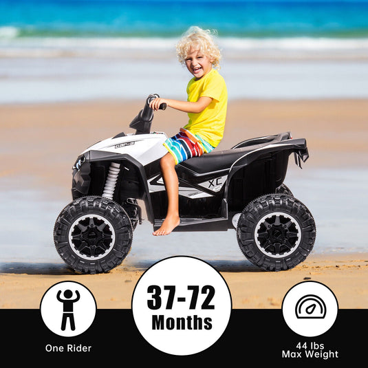 Off-Road Adventure Electric Truck for Kids with 4-Wheel Drive and Shock Absorbers