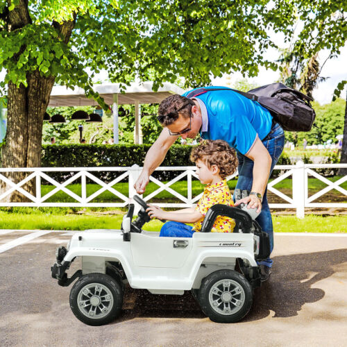 Load image into Gallery viewer, Off-Road Battery-Powered Jeep Truck for Kids with Remote Control, MP3 Player, and Lights - 12V
