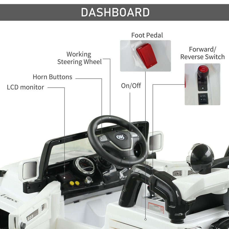 Load image into Gallery viewer, Off-Road Battery-Powered Jeep Truck for Kids with Remote Control, MP3 Player, and Lights - 12V
