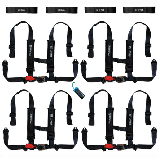 Four Harness Pack Auto Buckle with Harness Collars