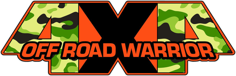 Load image into Gallery viewer, 4x4 Off Road WARRIOR Decal Stickers (x2) [PICK 1 PATTERN]
