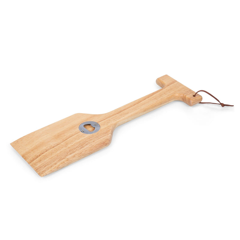 Load image into Gallery viewer, Hardwood BBQ Grill Scraper with Bottle Opener
