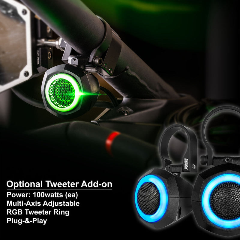 Load image into Gallery viewer, 2014-2023 Polaris RZR V-Spec 3-Speaker Plug-&amp;-Play Kit with JVC
