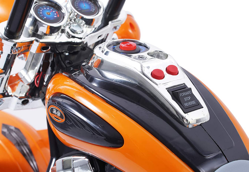 Load image into Gallery viewer, Orange 1-3 Year Old Kids&#39; Motorcycle with Wheels

