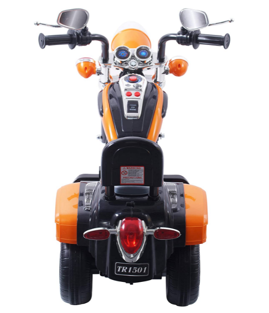 Load image into Gallery viewer, Orange 1-3 Year Old Kids&#39; Motorcycle with Wheels
